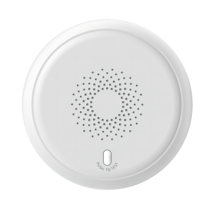 Independent photoelectric smoke fire detection alarm